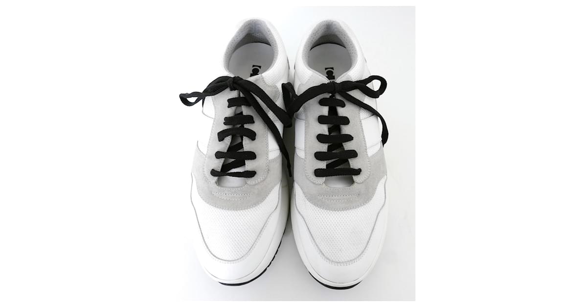 CELINE by PHOEBE PHILO white leather 'Delivery' sneakers - 41 - NEW at  1stDibs