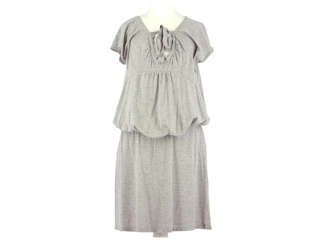 Robe Vanessa Bruno Taille 1 - Gris - Viscose - 83cm - Occasion Très Bon État