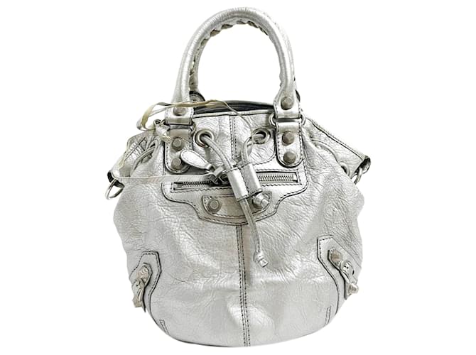 バッグ doublet - CHEERLEADING POMPON BAG SILVER Silver