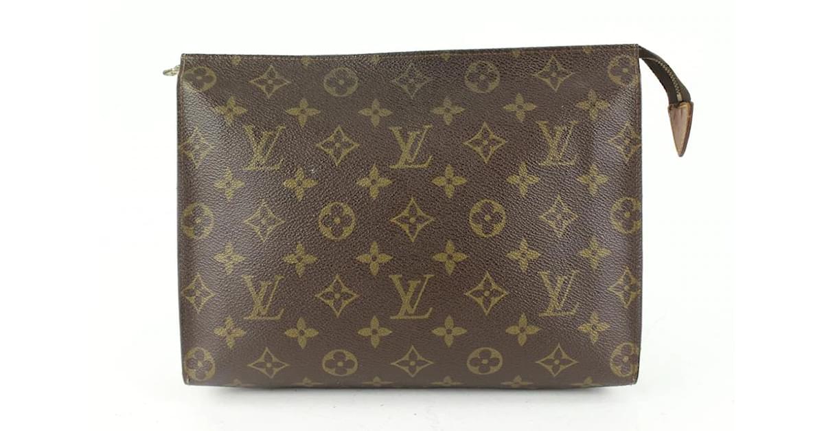 Louis Vuitton Astuccio da toilette con monogramma fuori produzione 26 Poche  Toilette Pelle ref.488698 - Joli Closet