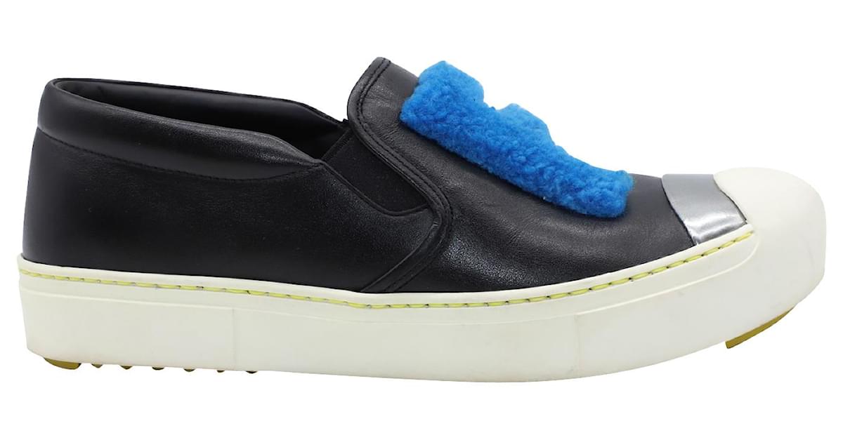 Fendi fur sneakers online