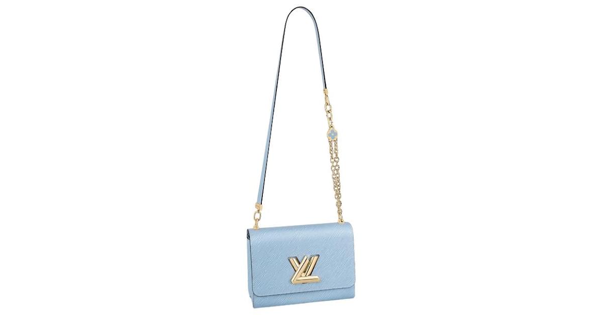 Louis Vuitton Portefeuille twist Light blue Leather ref.551998 - Joli Closet