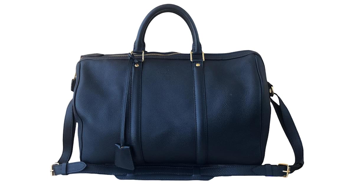 Louis Vuitton Sofia Coppola bag in navy blue leather ref.492205