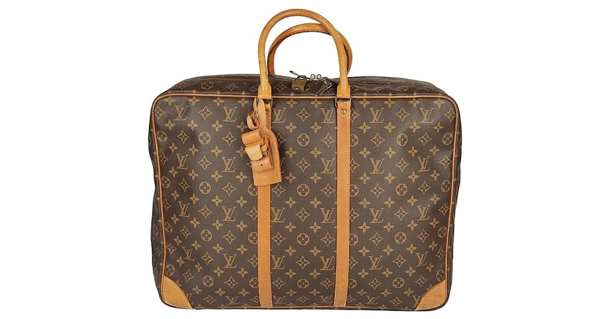 LOUIS VUITTON Sirius 50 Monogram Canvas Suitcase Travel Bag Brown-US