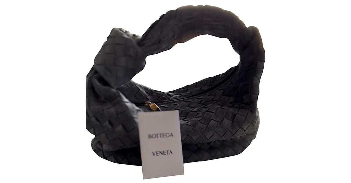 Bottega Veneta Grey Teen Pouch clutch bag Leather ref.1014854 - Joli Closet