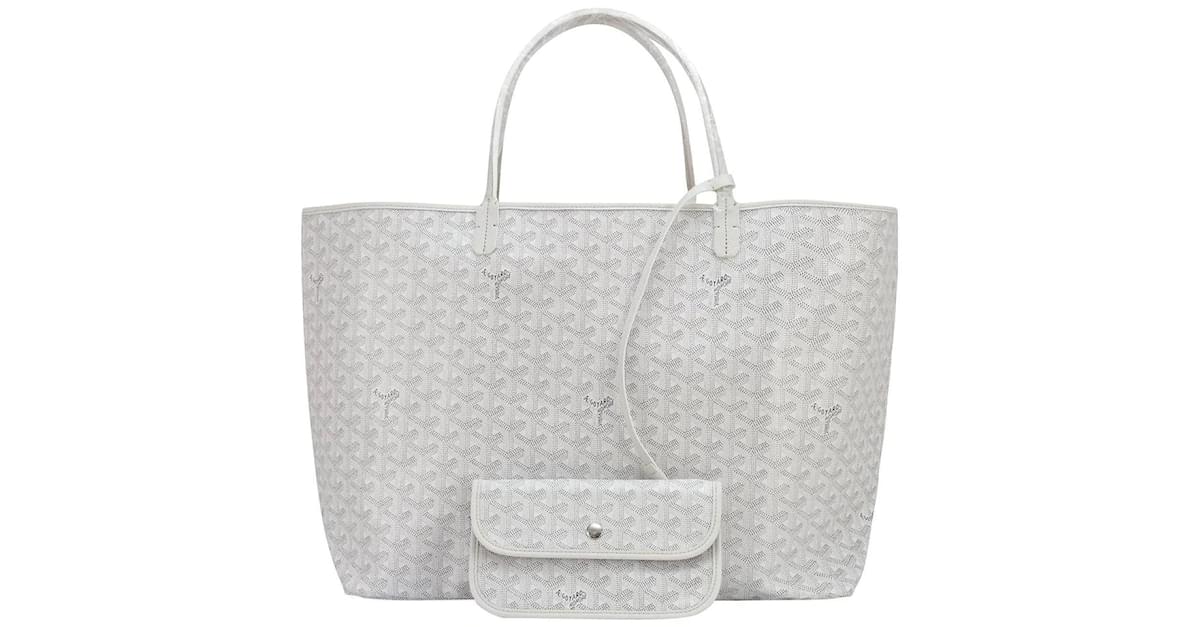 Saint sulpice leather small bag Goyard White in Leather - 24909283