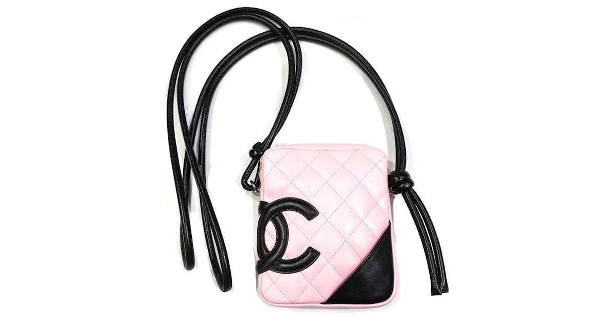 Used] CHANEL Cambon Line Pochette Shoulder Bag Pink Pony-style calfskin  ref.493515 - Joli Closet