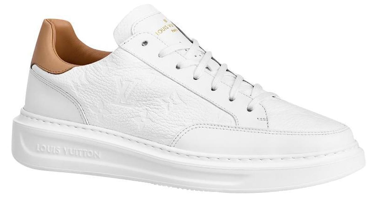 Beverly hills leather high trainers Louis Vuitton White size 41 EU