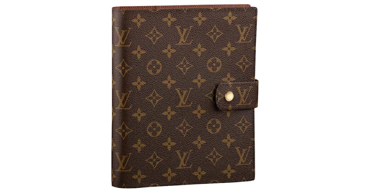 Louis Vuitton LV Agenda cover Large Bronze Leather ref.494268 - Joli Closet