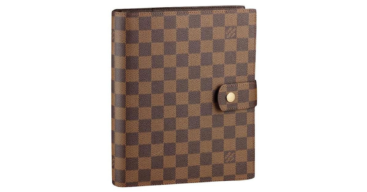 Louis Vuitton LV Agenda cover damier new Brown Leather ref.494269 - Joli  Closet