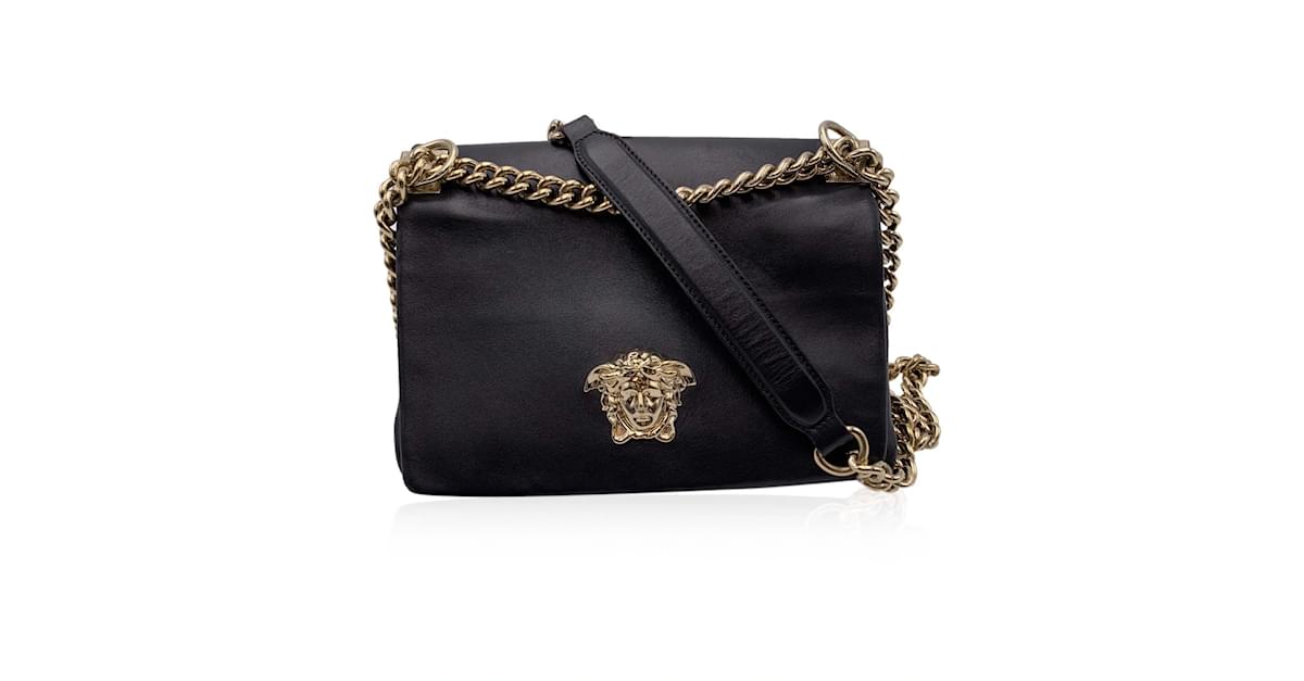 Versace, Bags, Versace Nappa Palazzo Sultan Shoulder Bag
