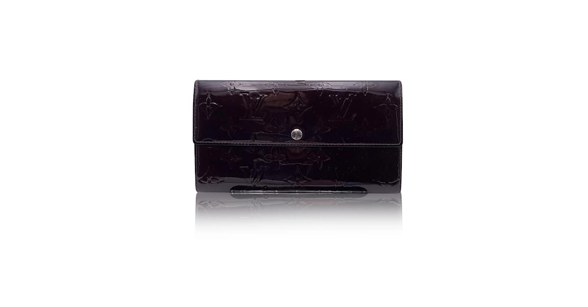 Louis Vuitton Amarante Monogram Vernis Sarah Continental Wallet