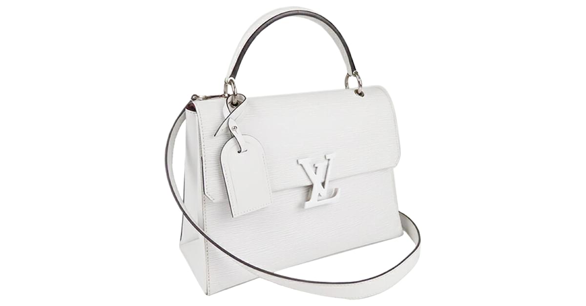 Louis Vuitton Grenelle Handbag Epi Leather MM White 2120481