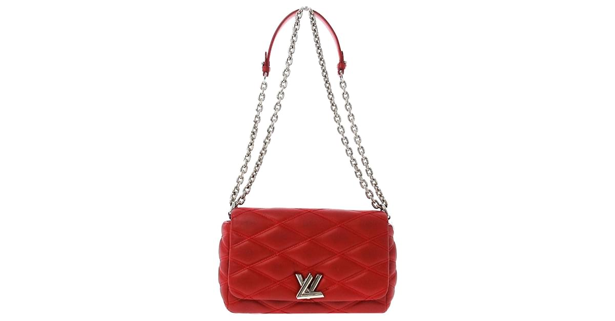 Louis Vuitton GO-14-MM Malletage Rouge Red Leather ref.515291
