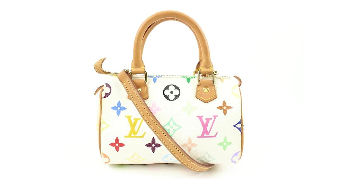 Louis Vuitton Murakami White Multicolore Marilyn Bag – Dina C's