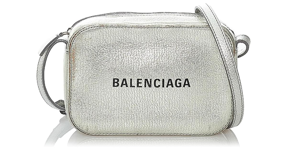 Balenciaga Everyday Camera XS Bag 552372 Black Leather Pony-style