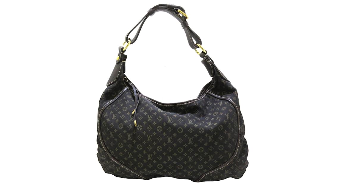 Louis Vuitton Brown Monogram Mini Lin Manon PM Dark brown Leather Cotton  Pony-style calfskin Cloth ref.479400 - Joli Closet