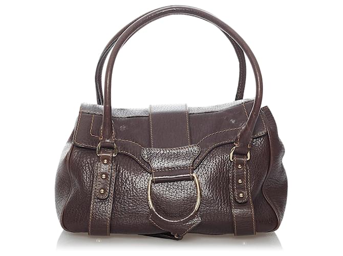 Dolce & Gabbana Dolce&Gabbana Brown Leather Shoulder Bag
