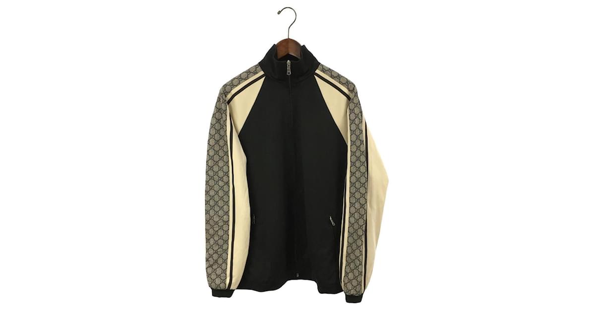 GUCCI Technical jersey jacket / GG pattern jacket / S / nylon BLK Black ref.504655 - Joli Closet