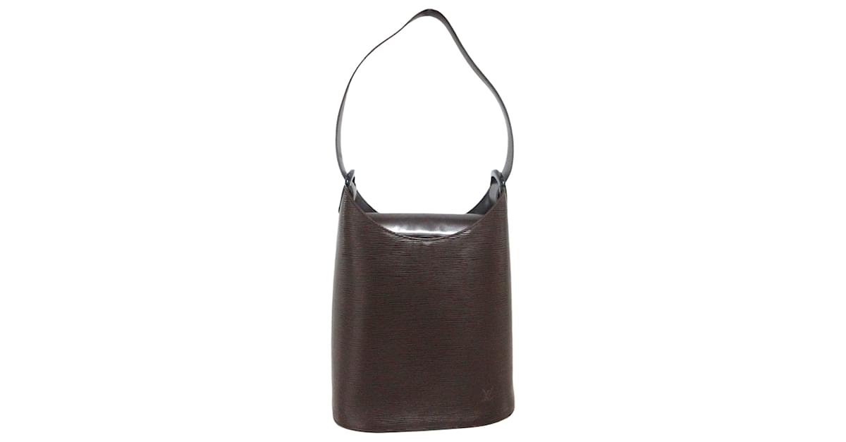 ExBrands- authentic Louis Vuitton. Brown epi leather Verseau model handbag