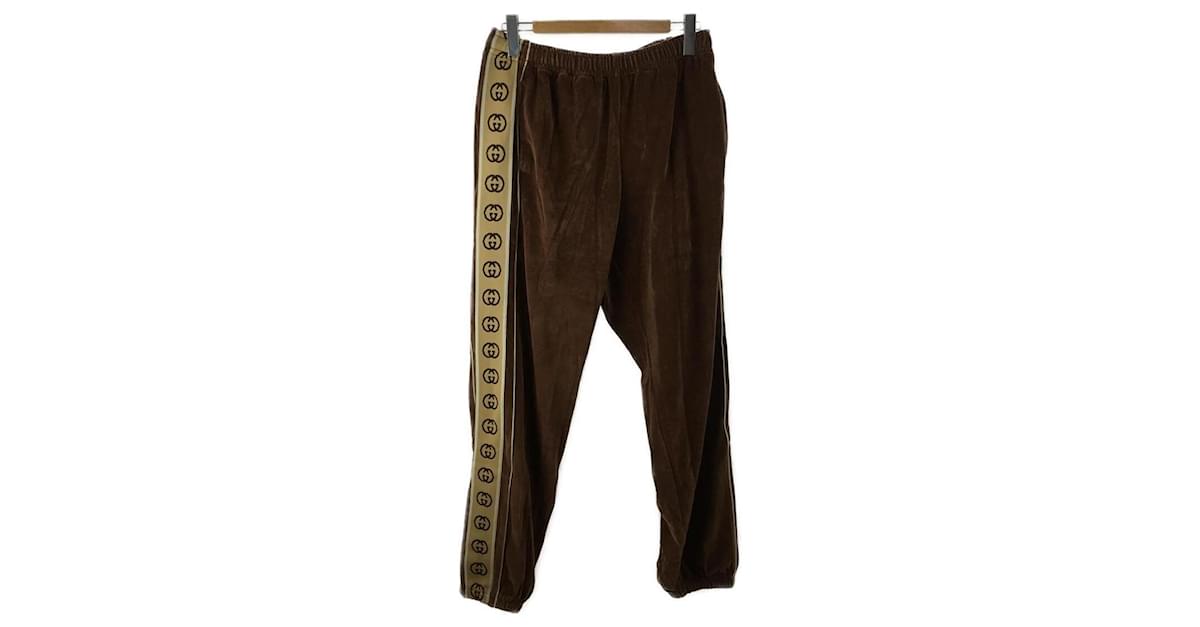 GUCCI Loose Shonière Track Pants / Sideline Track Pants / Velor