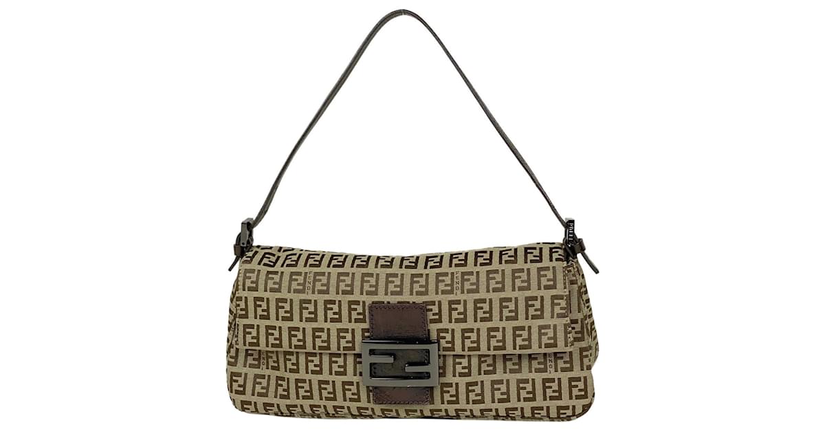 Fendi FENDI Zucchino Pattern Mamma Bucket Hand One Shoulder Bag