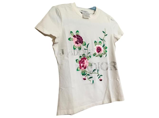 Christian Dior Dior J'adore Dior T-shirt White Cotton ref Christian Dior Dior J'adore Dior T-shirt White Cotton ref