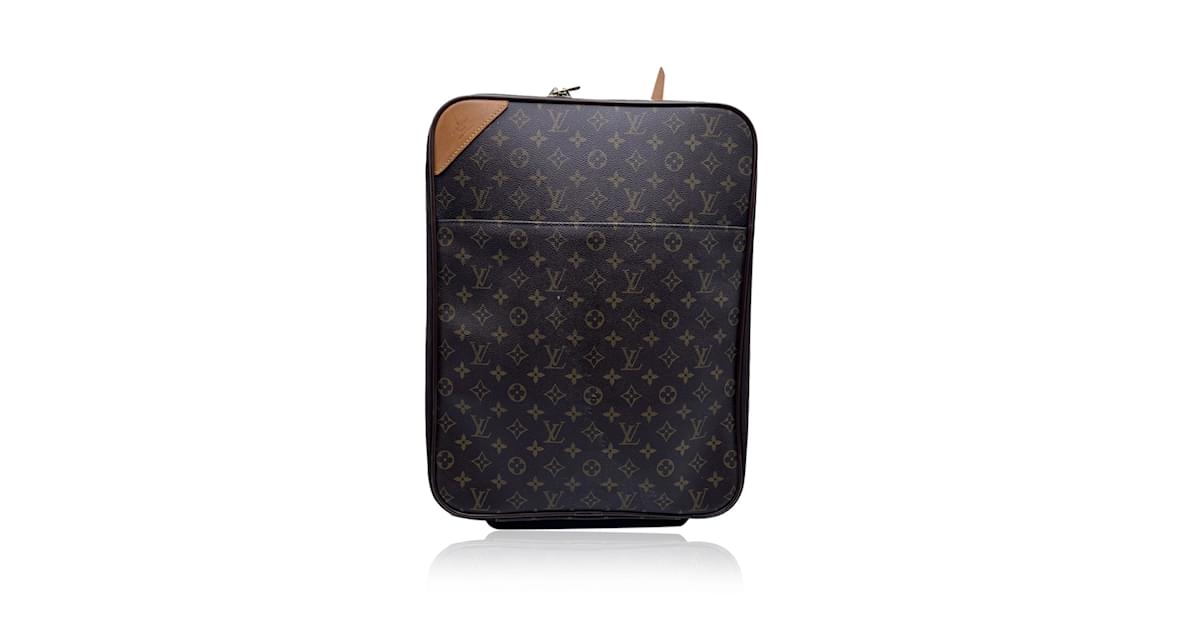 AUTHENTIC Louis Vuitton Pegase 45 Rolling Suitcase Monogram