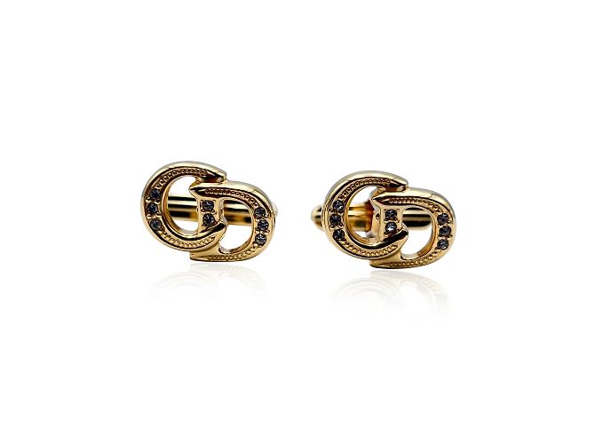 Lot De 6 Boutons Vintage En Métal Doré - Diamètre 2,7 Cm, Forme Incurvée, France