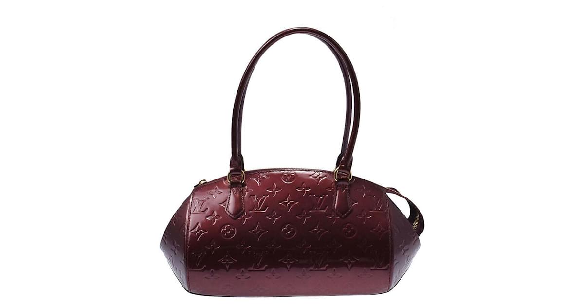 Sherwood Louis Vuitton Handbags Red Patent Leather Joli, 47% OFF