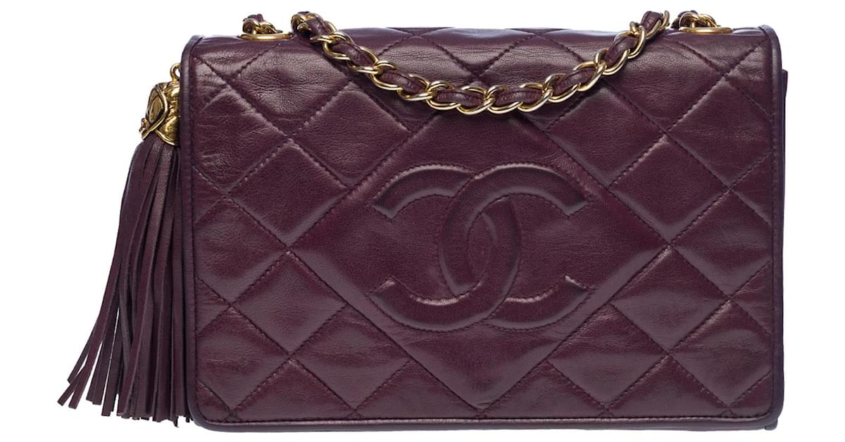 Chanel Vintage Tassel Flap Bag