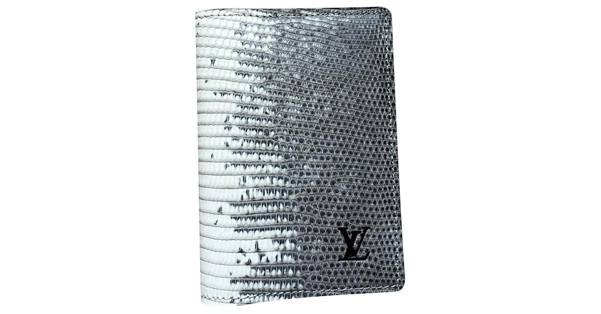 Louis Vuitton pocket organizer Grey Leather ref.49777 - Joli Closet