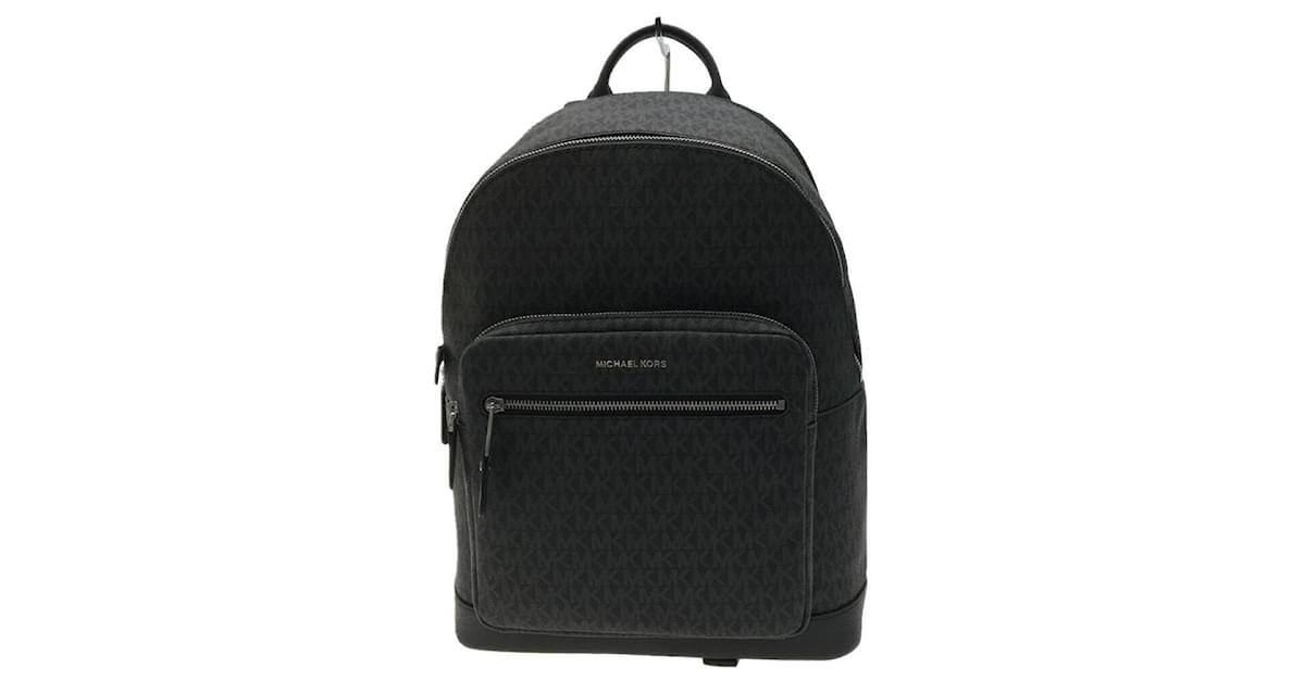 MICHAEL KORS HUDSON Commuter Backpack / MK Signature / Backpack / PVC / BLK  / Total Pattern Black ref.509806 - Joli Closet