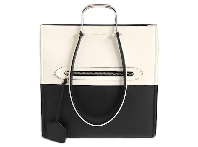Used] Alexander McQueen Tall Story Bicolor 2WAY Leather Tote