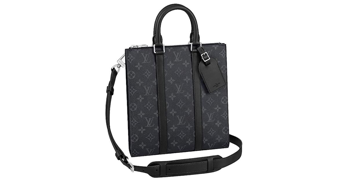 Louis Vuitton LV Petit Sac Plat leather black new ref.971207 - Joli Closet