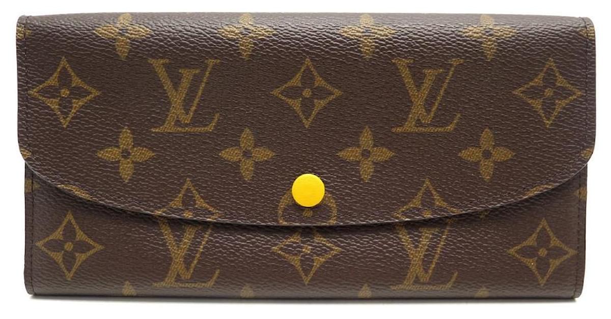 Portafogli Louis Vuitton Emilie in tela monogram