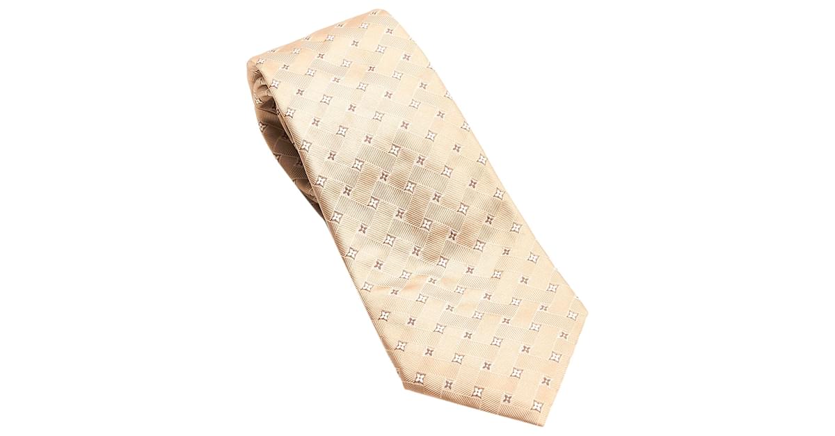 Louis Vuitton Tie Brown Silk ref.39726 - Joli Closet