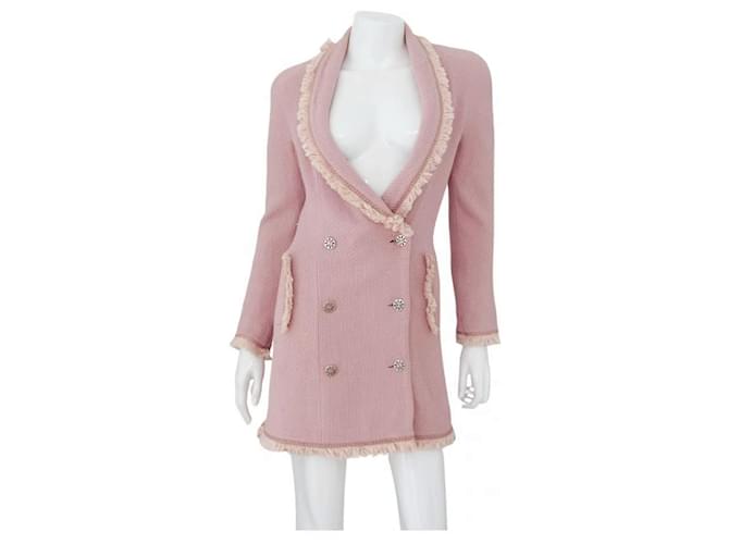 Christian Dior 1997 pink fringe blazer / jacket by John