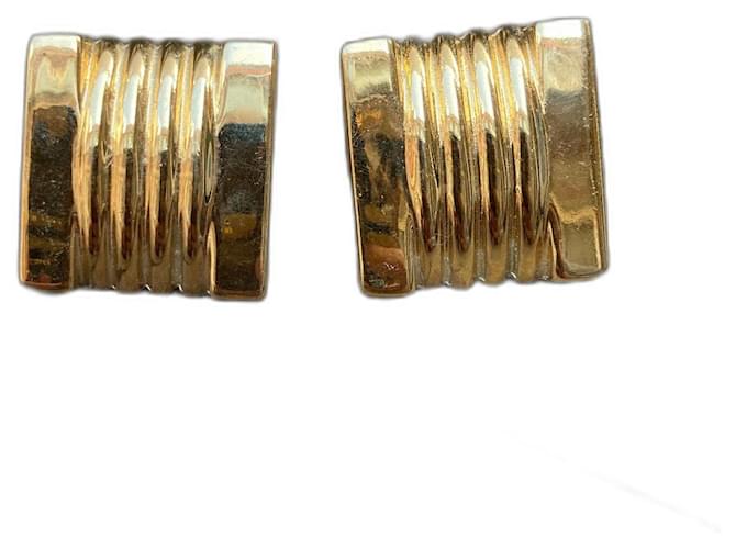 Boucles d'oreilles vintage PACO RABANNE avec logo et perles - France