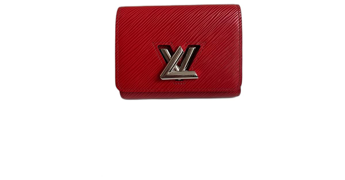 Louis Vuitton Portafoglio compatto Twist Epi Rosso