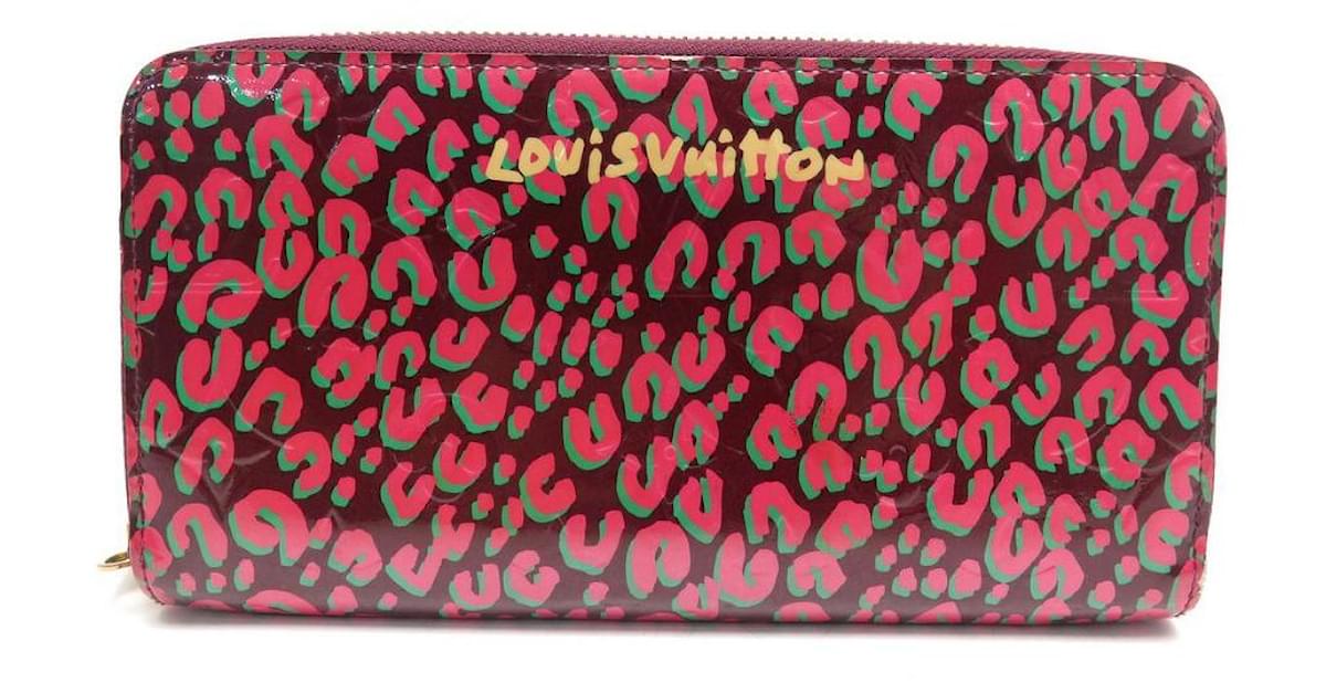 Louis Vuitton, Bags, Louis Vuitton X Stephen Sprouse Zippy Wallet In  Leopard Print Patent Leather