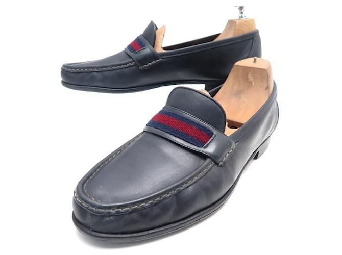gucci shoes 8190 Church´s Loafers 42 NAVY BLUE LEATHER