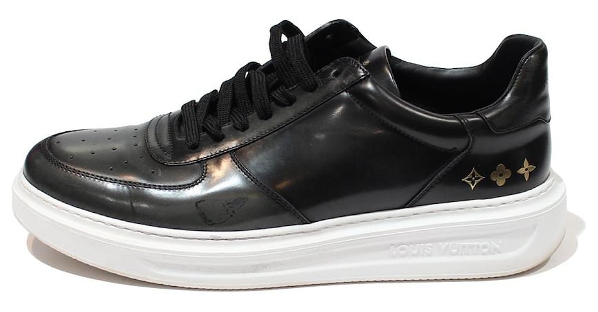 Louis Vuitton Sneakers Black Leather ref.521774 - Joli Closet