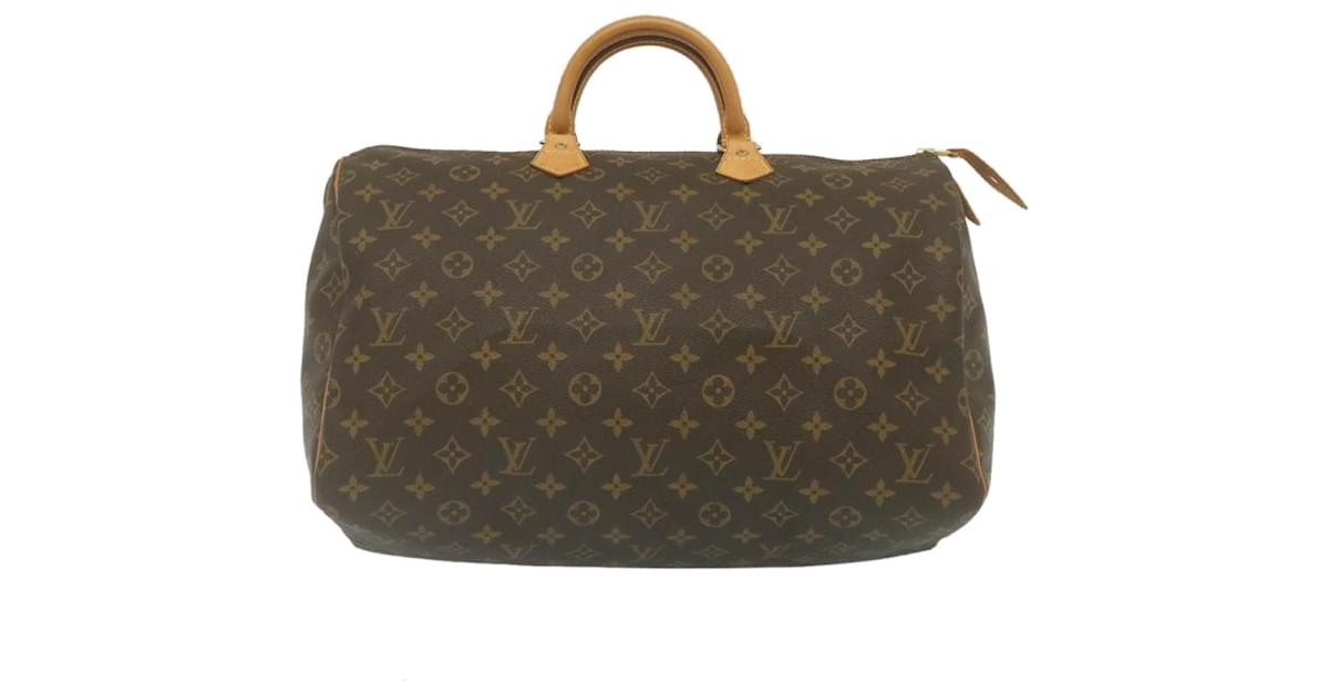 Louis Vuitton Speedy bag 40 Brown Cloth ref.557701 - Joli Closet