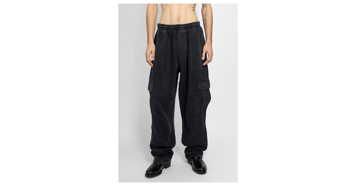 Balenciaga - Black Jogging Cargo Pants Cotton ref.522492 - Joli Closet