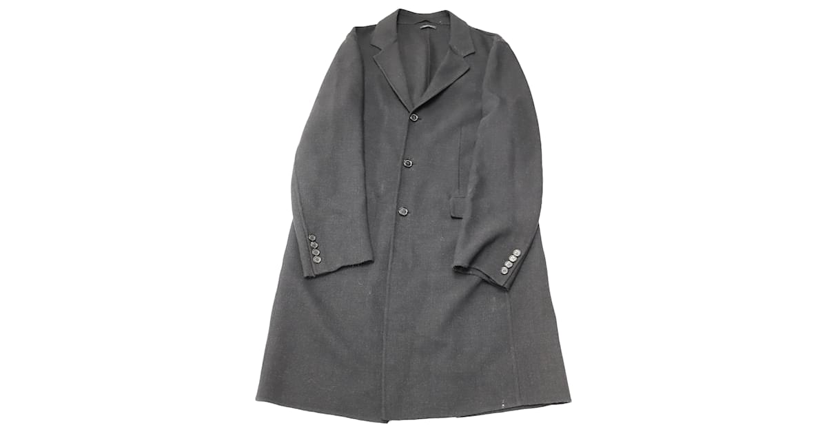 Prada Coat in Gray Wool Grey ref.522535 - Joli Closet