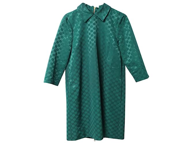 slim fit dress slacks Gucci Emerald Spring 2006 Cross Back Gown – The Kit Vintage