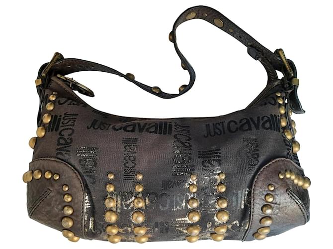 Just Cavalli way baguette Dark brown Leatherette Joli
