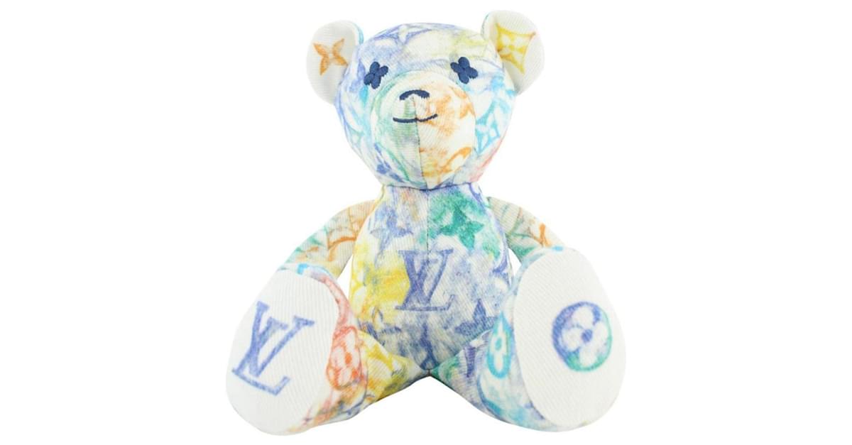 Authentic Louis Vuitton Doudou Louis Teddy Bear Multicolor GI0502