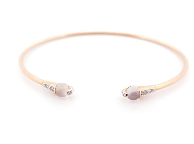 BRACCIALE NUOVO POMELLATO M'AMA NON M'AMA IN ORO ROSA 18K E PIETRA